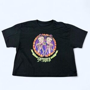 Betty Boop Gemini Zodiac Crop Top